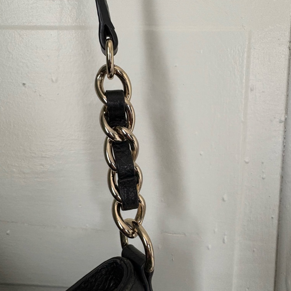 Kate Spade Black Leather Chain Strap Shoulder Bag - Picture 6 of 6